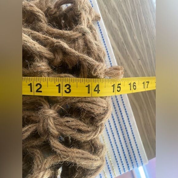 KKIBO Macrame Market Bag Brown - Picture 10 of 14